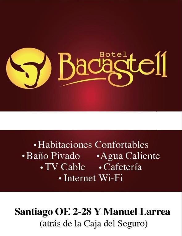 Hotel Bacastell Quito Exterior foto